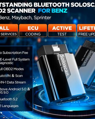 Diagnosi Auto KINGBOLEN OBD2 Soloscan per Mercedes