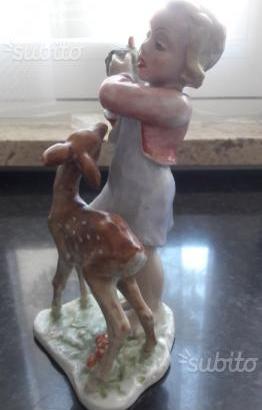 Statua antica porcellana rosenthal