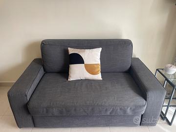 Divano IKEA 2 posti grigio scuro