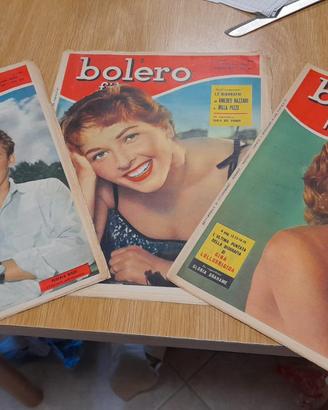n. 3 RIVISTE FOTOROMANZO BOLERO 1955