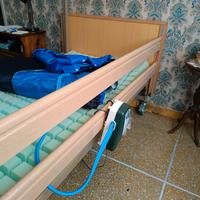 Letto elettrico con materasso antidecubito