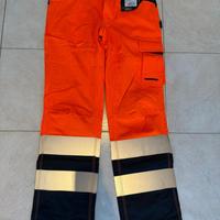 Pantaloni invernali lavoro arancioni