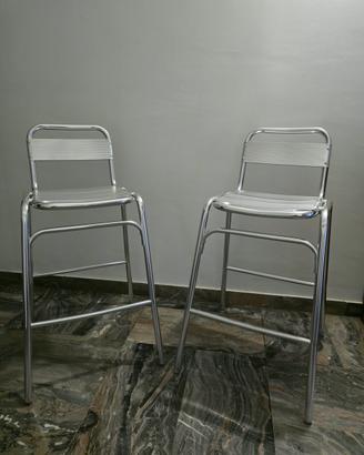 sgabelli in alluminio 