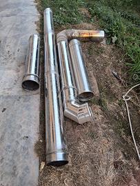 coclea pellet, canna fumaria, contenitore pellet 