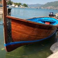 Gozzo ligure completamente in legno