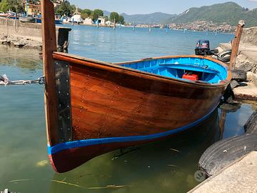 Gozzo ligure completamente in legno