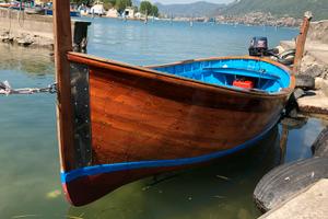 Gozzo ligure completamente in legno