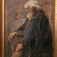 ITALICO BRASS (1870-1943) RITRATTO DI PITTORE