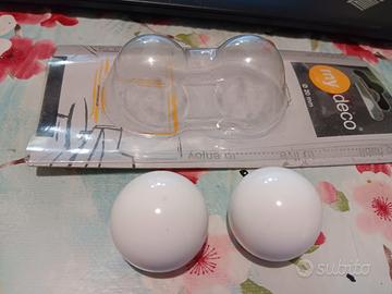 coppia finali decorativi per tubo tenda 