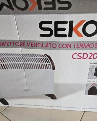 Termoconvettore ventilato elettrico 