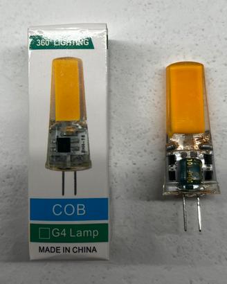 Lampadina LED G4 3W 3000 K bianco caldo