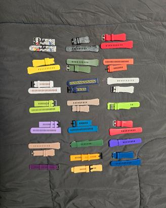 22 cinturini in silicone taglia da 22mm