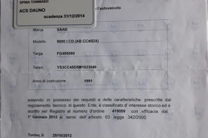 Per un amico auto storica