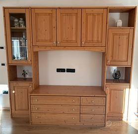 Mobile Soggiorno credenza legno abete massello