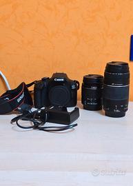 Canon EOS 4000D, 18-55mm, 75-300mm