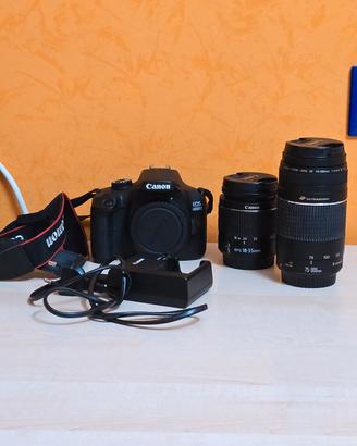 Canon EOS 4000D, 18-55mm, 75-300mm