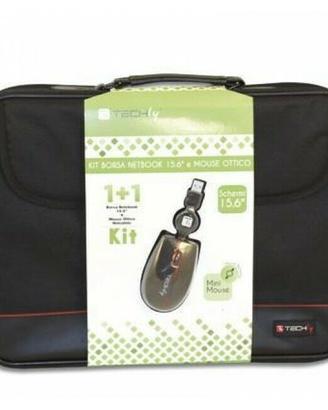 KIT BORSA PER NOTEBOOK 15.6'' PIU' MOUSE OTTICO