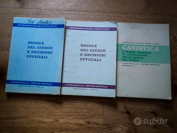 Regole del giuoco e decisioni ufficiali + casistic