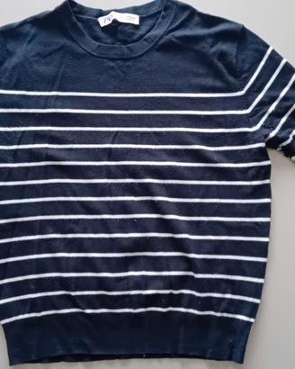 Maglione con maniche a tre quarti