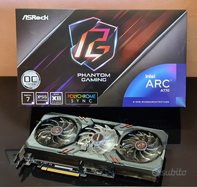 Intel Arc A770 ASrock Graphics Phantom Gaming