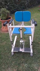 Sedia comoda WC e doccia con ruote – NUOVA
