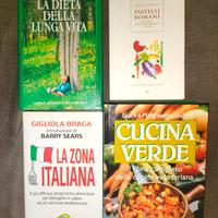 Dieta cucina 5 libri - la zona - zen - vegetariano