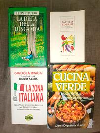 Dieta cucina 5 libri - la zona - zen - vegetariano