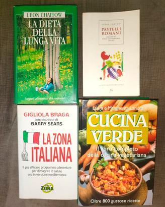 Dieta cucina 5 libri - la zona - zen - vegetariano