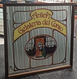 INSEGNA  PUBBLICITARIA-ANTICA GELATERIA DEL CORSO