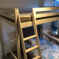 LETTO A SOPPALCO IKEA STORÅ BIANCO