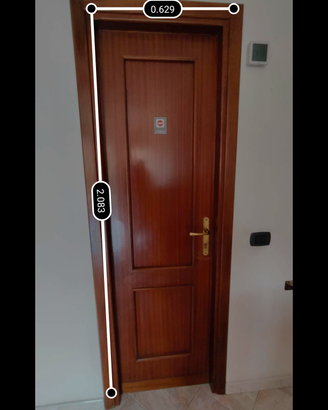 3 Porte interne in legno complete di telaio
