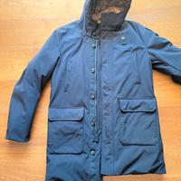 BLAUER giubbotto nero con cappuccio - internopiuma