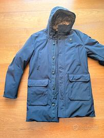 BLAUER giubbotto nero con cappuccio - internopiuma