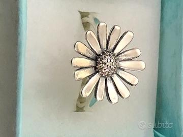 PANDORA Anello Misura 54 Margherita con pavé