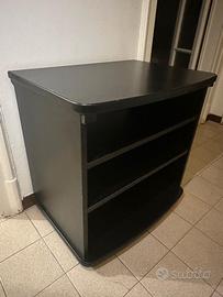 Mobiletto in legno nero
