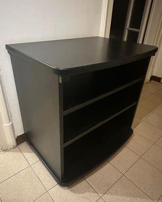 Mobiletto in legno nero