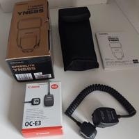 Flash per Canon Yongnuo YN685+cavo originale Canon