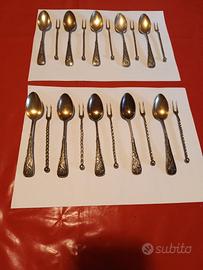 Servizio Armand Franais – 20 pezzi bruniti vintage