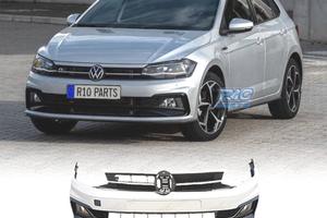 PARAURTI ANTERIORE VOLKSWAGEN VW POLO 17-21 LOOK R