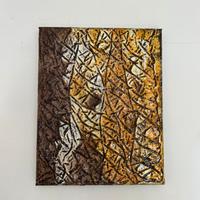 Quadro astratto materico stucco e acrilico su tela