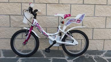 bicicletta per bambina, misure 16"