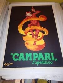 manifesto poster pubblicitario Campari Cappiello 