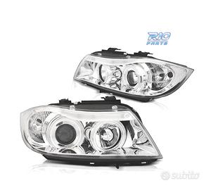 FARI BMW E90 E91 05-08 OCCHI ANGEL CCFL FONDO CROM
