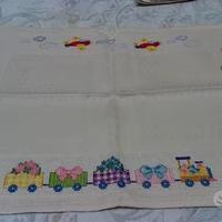 Set tovagliette americane x bimbi ricamate