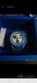orologio omega swatch super blue limited edition