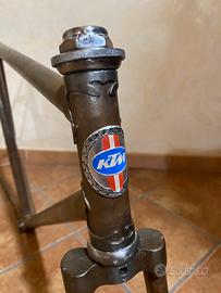 Telaio in acciaio bici fixed e singlespeed