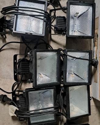 10 faretti r7s max 500w
