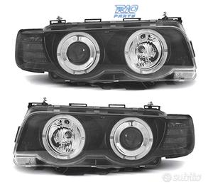 FARI BMW SERIE 7 E38 98-01 ANGEL EYES FONDO NERO