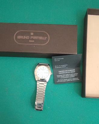 Orologio acciaio Bruno Piattelli