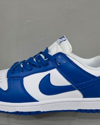 scarpe nike dunk low bianca/Blue